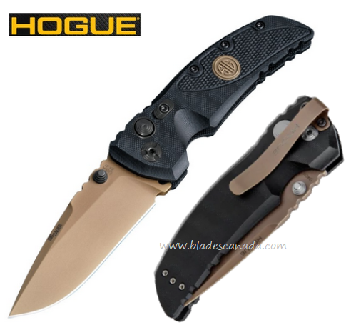 Hogue SIG EX-01 Emperor Scorpion Folding Knife, 154CM, G10 Black, 36170